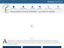 Tablet Screenshot of freresdarmes.org